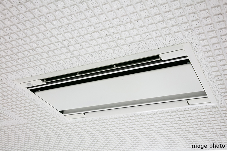 スカイフォレストレジデンスの天井カセット型エアコン