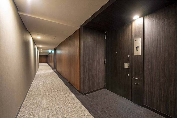 スカイフォレストレジデンスの内廊下