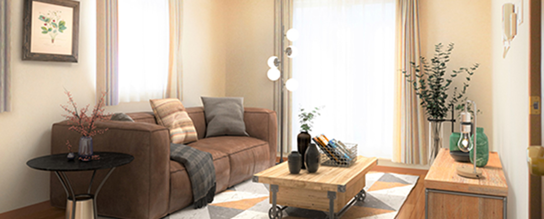 スカイフォレストレジデンスのバーチャルステージング